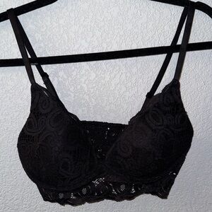 PINK Victoria's Secret‎ Black Lace Bra